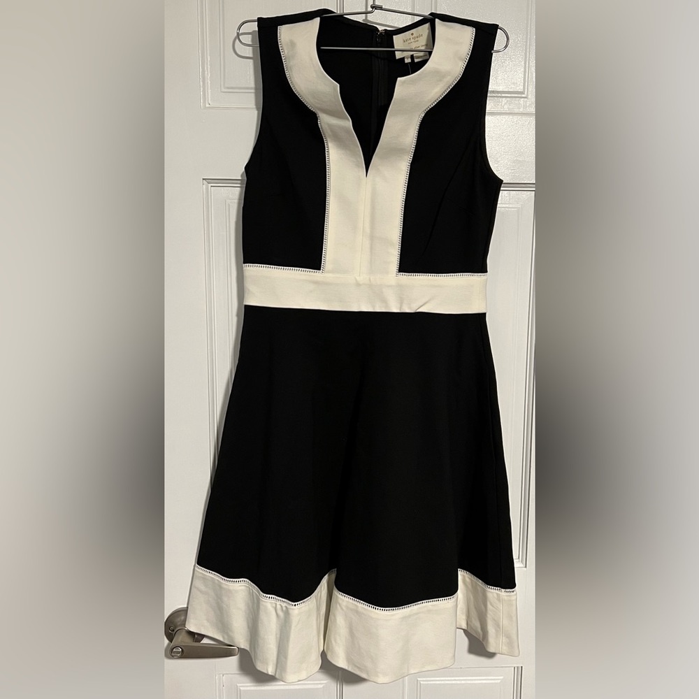 NEW! KATE SPADE-Broom street color block ponte dress